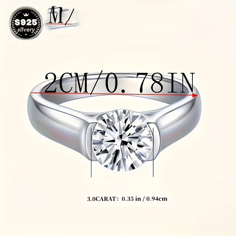 925 Silver Ring with Sparkling Zirconia, Everyday & Party Accessories